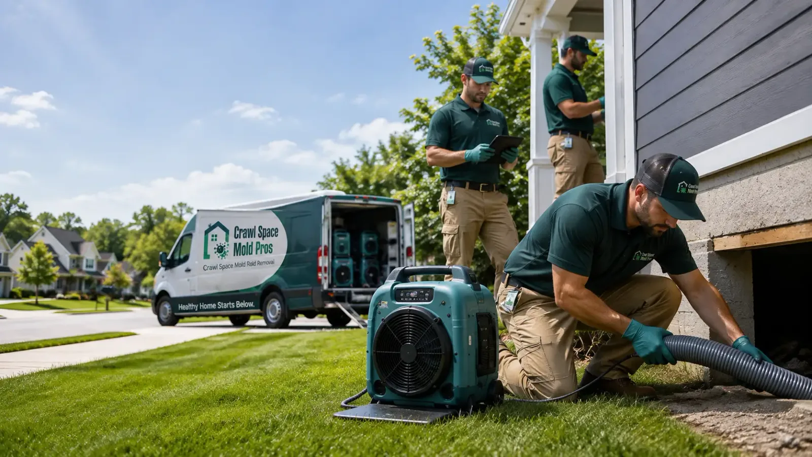 Crawl Space Mold Removal in Claymont, DE